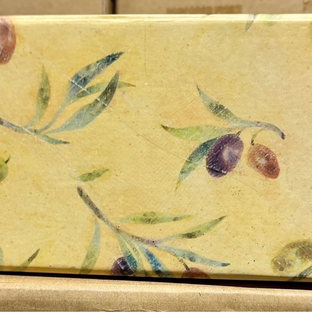 Toscana Recipe Card Box - BOX ONLY- See pics
